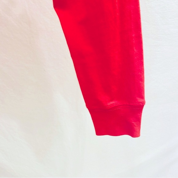 Ohio State Scarlet and Gray Authentic Apparel Lace Up Neck Long Sleeve Shirt S - Picture 8 of 9